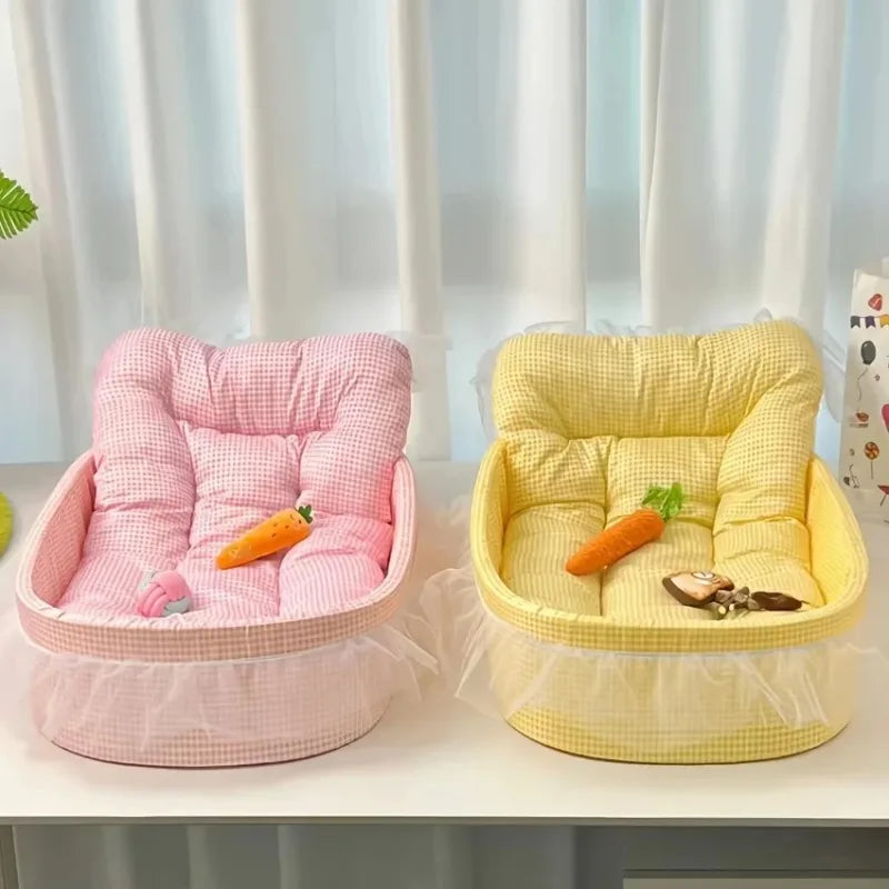 Cama Macaron Suave y Lavable para Mascotas