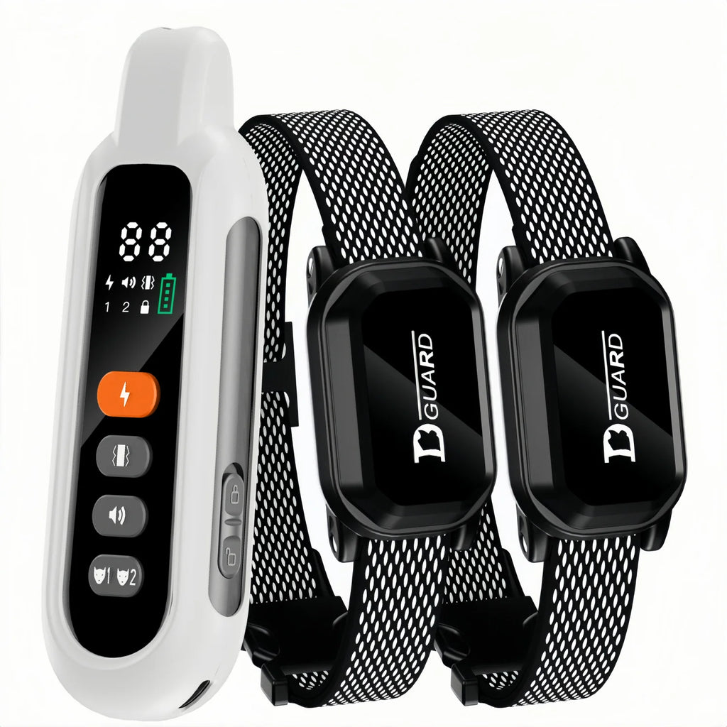 Collar de Adiestramiento Eléctrico para Perros – 1000m – Sonido/Vibración/Estímulo – Impermeable