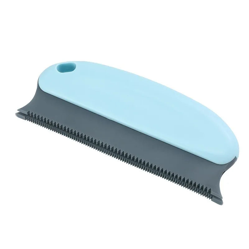 Cepillo Quitapelos para Perros y Gatos – Elimina Pelo de Ropa y Muebles – ABS+TPR – Azul/Rojo