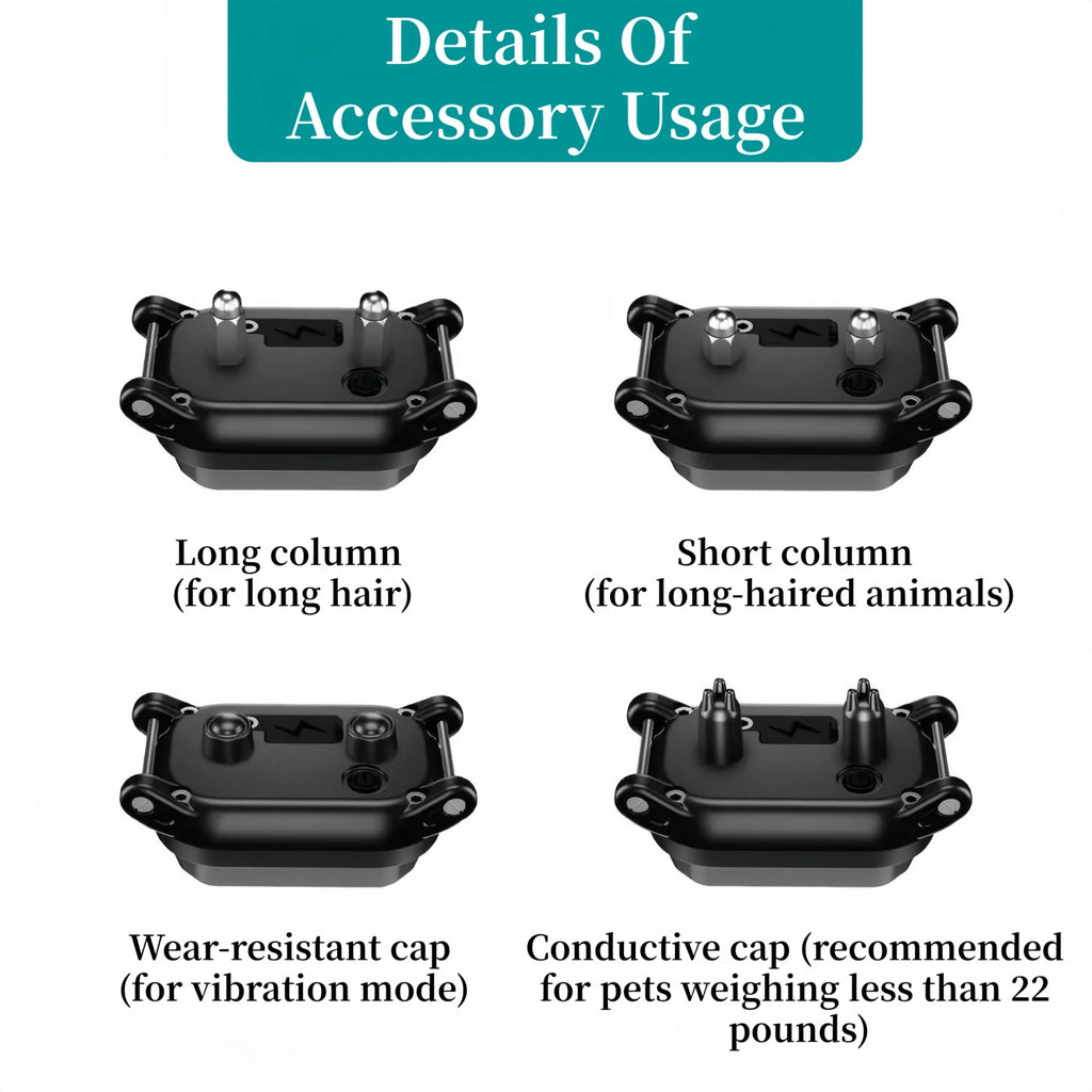 Collar de Adiestramiento Eléctrico para Perros – 1000m – Sonido/Vibración/Estímulo – Impermeable
