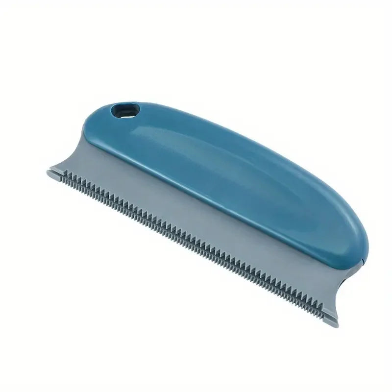 Cepillo Quitapelos para Perros y Gatos – Elimina Pelo de Ropa y Muebles – ABS+TPR – Azul/Rojo