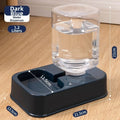 Comedero Automático con Dispensador de Agua para Mascotas – 1.5L Comida / 1.2L Agua – PP+PE