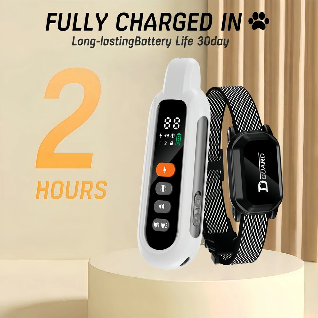 Collar de Adiestramiento Eléctrico para Perros – 1000m – Sonido/Vibración/Estímulo – Impermeable
