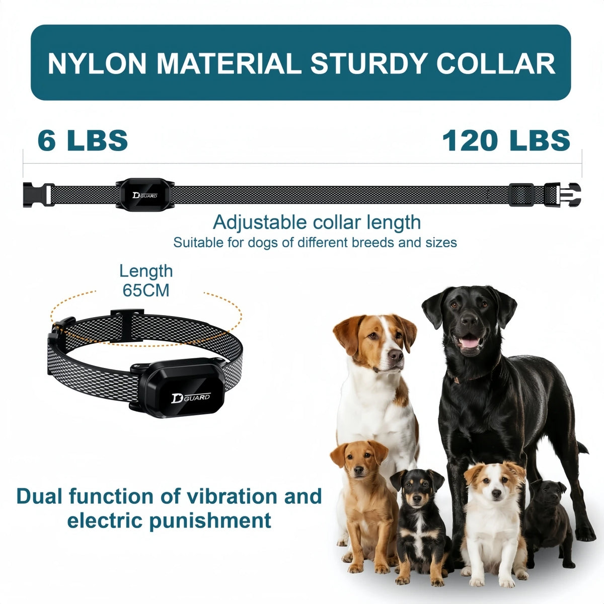 Collar de Adiestramiento Eléctrico para Perros – 1000m – Sonido/Vibración/Estímulo – Impermeable