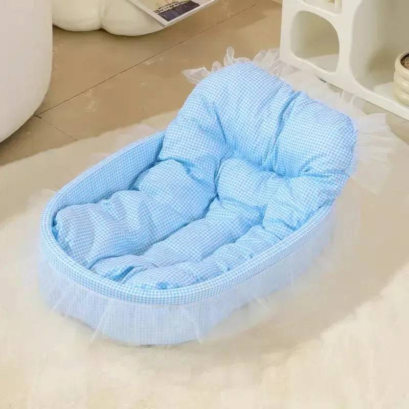 Cama Macaron Suave y Lavable para Mascotas