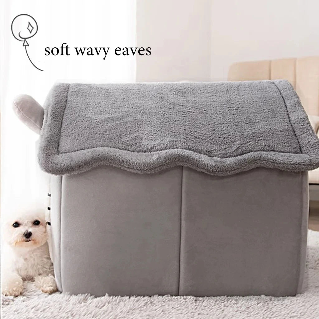 Casita Cálida Plegable para Perros y Gatos