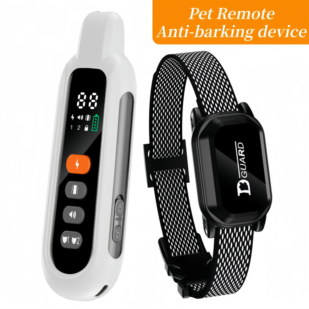 Collar de Adiestramiento Eléctrico para Perros – 1000m – Sonido/Vibración/Estímulo – Impermeable