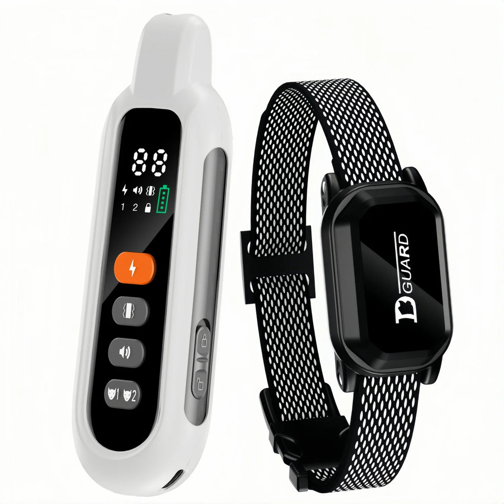 Collar de Adiestramiento Eléctrico para Perros – 1000m – Sonido/Vibración/Estímulo – Impermeable