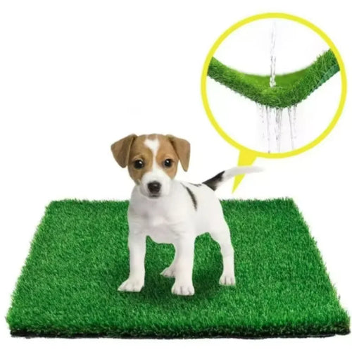 Alfombra de Césped Artificial para Entrenamiento de Perros – Lavable y Reutilizable – Interior